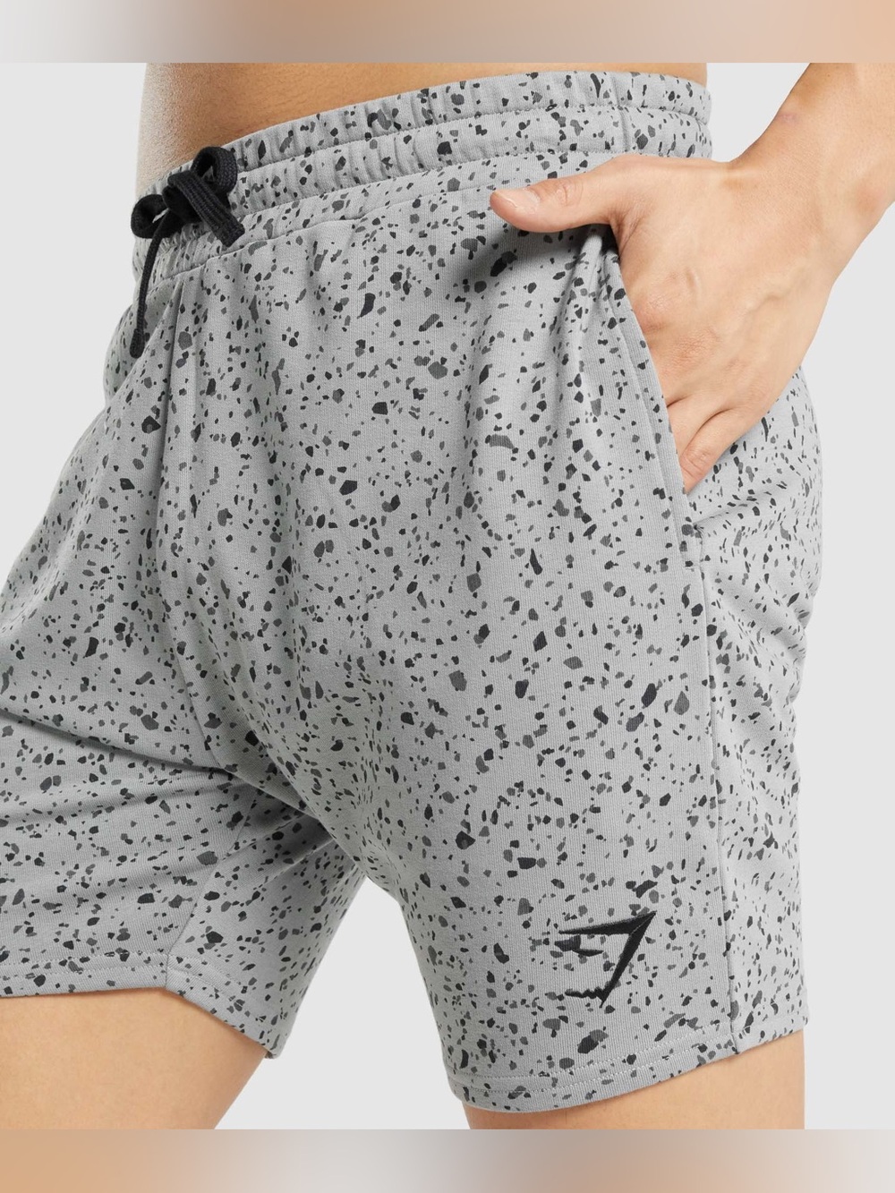 Gymshark Micro Print Shorts Size Large EUC
